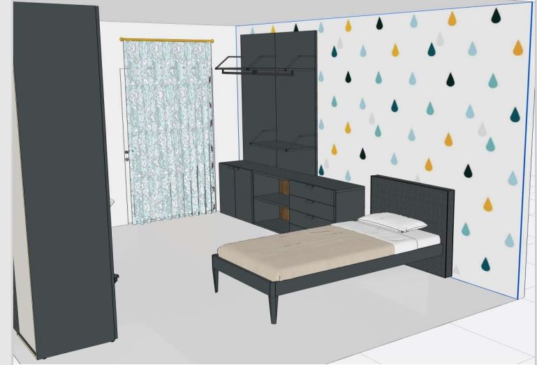 Cameretta per bambini Nidi By Battistella: Ponte Letto e boiserie per uno spazio funzionale e accogliente