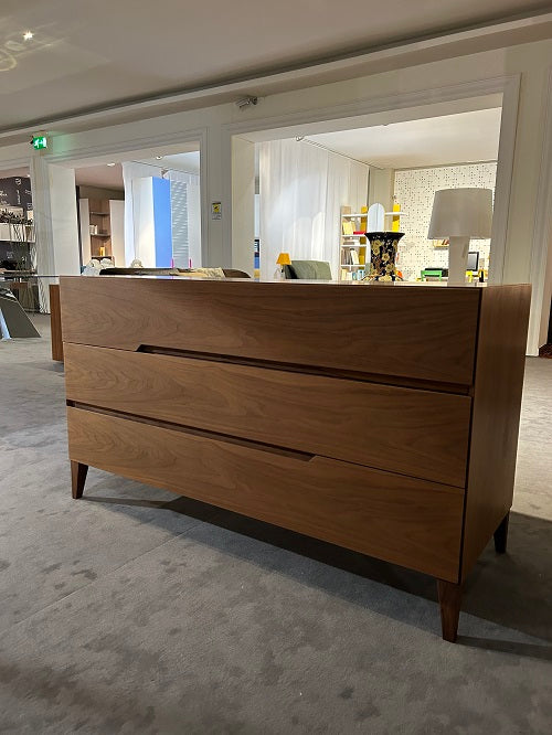 Gruppo notte Comò e Comodini in noce massello LEONARDO Collezione Prezzo Scontato