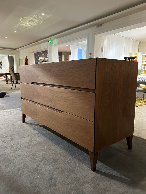 Gruppo notte Comò e Comodini in noce massello LEONARDO Collezione Prezzo Scontato