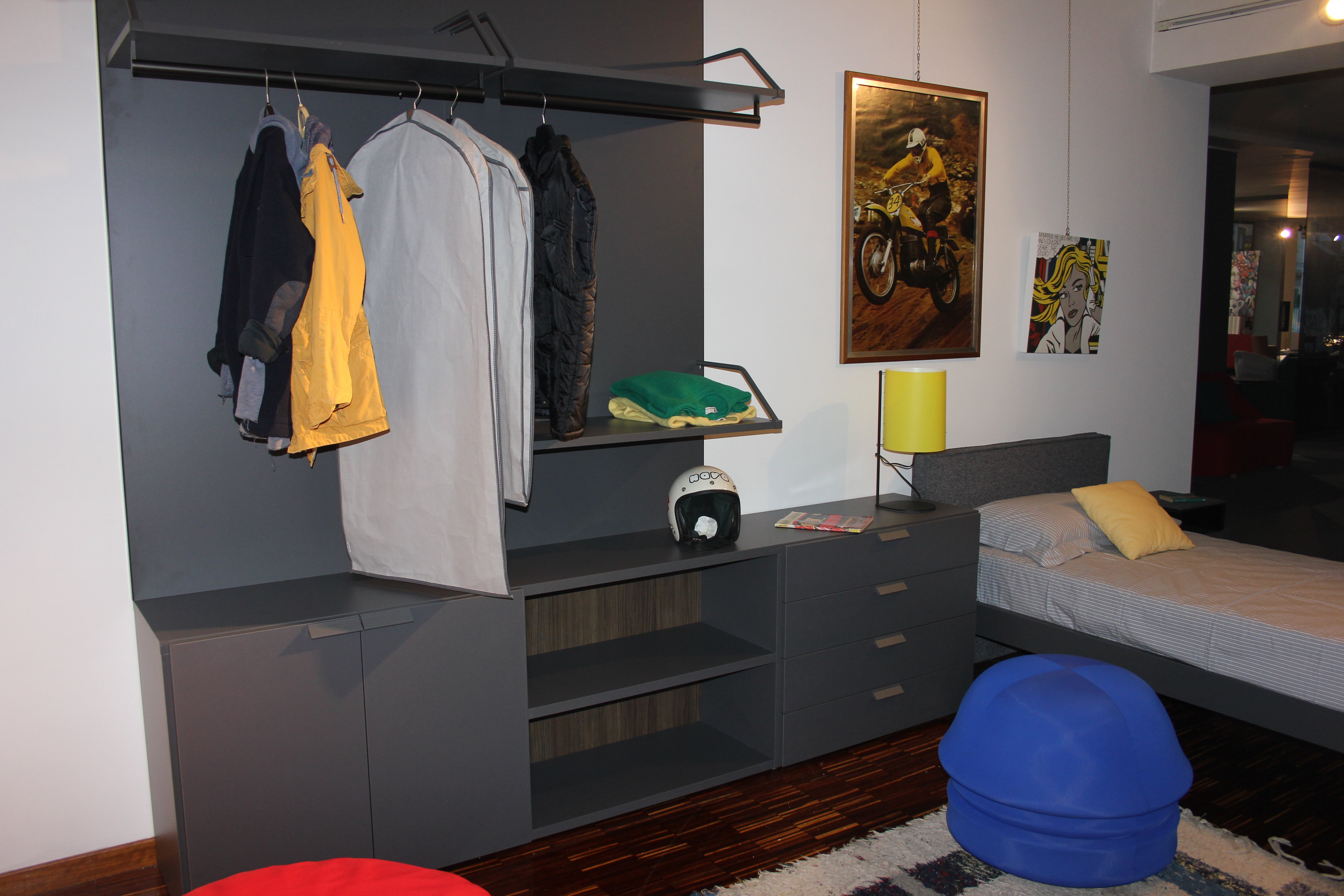 Cameretta per bambini Nidi By Battistella: Ponte Letto e boiserie per uno spazio funzionale e accogliente