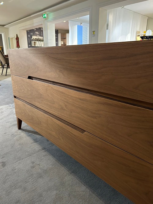 Gruppo notte Comò e Comodini in noce massello LEONARDO Collezione Prezzo Scontato