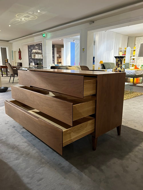 Gruppo notte Comò e Comodini in noce massello LEONARDO Collezione Prezzo Scontato