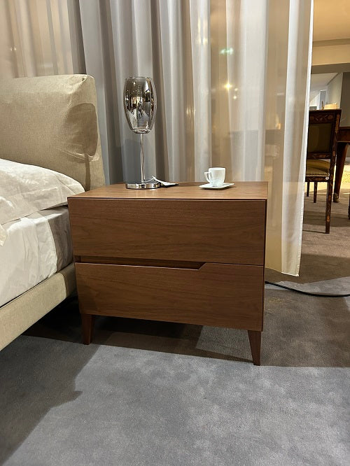 Gruppo notte Comò e Comodini in noce massello LEONARDO Collezione Prezzo Scontato