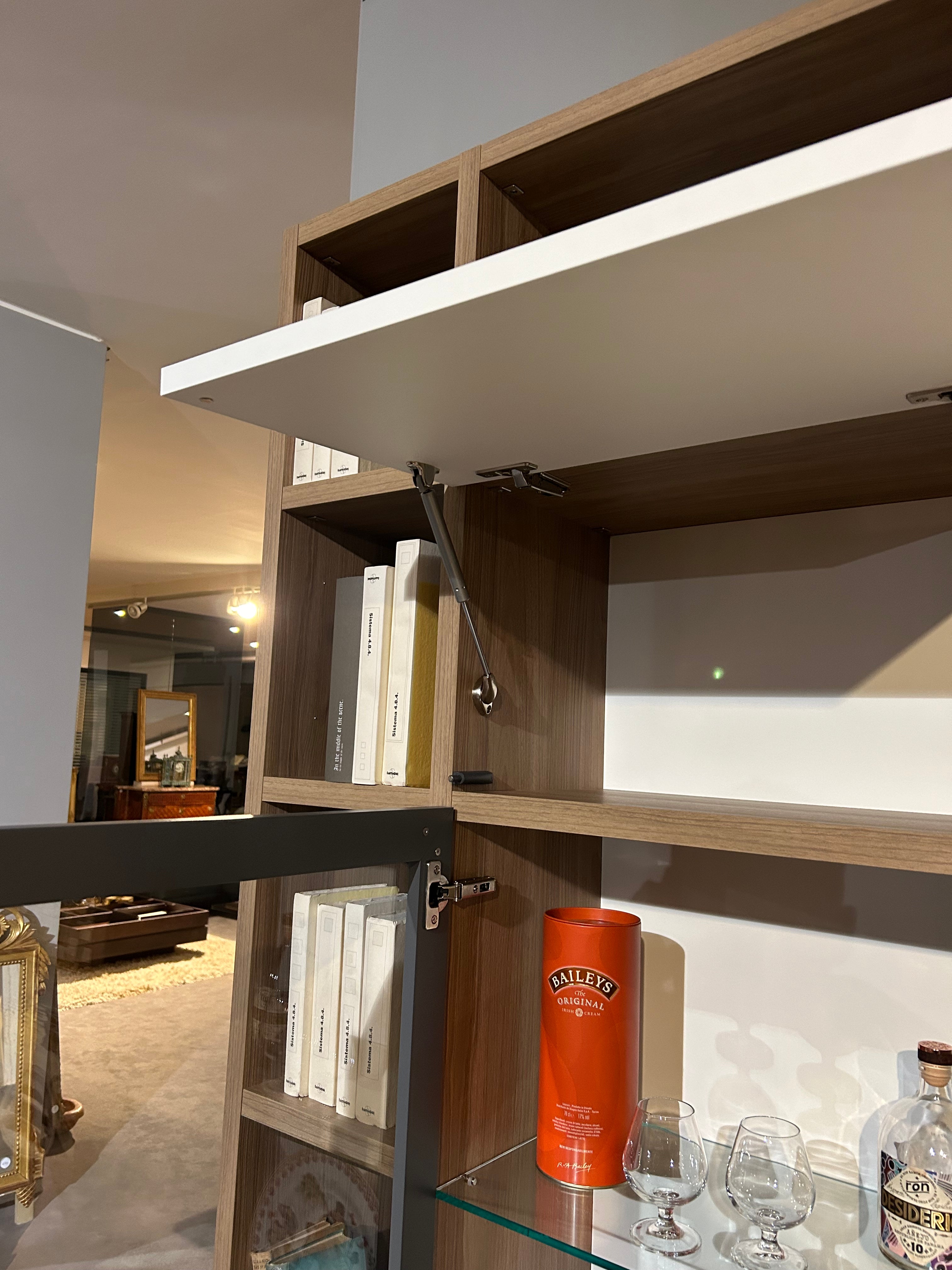 Parete attrezzata Moderna 2024 By Cinquanta3 mobili bianca prezzo Scontata Outlet