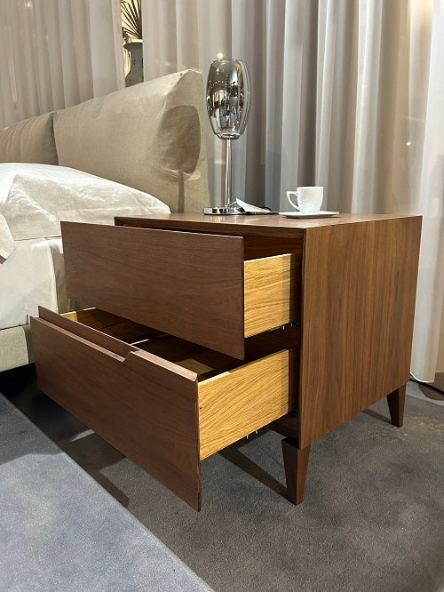 Gruppo notte Comò e Comodini in noce massello LEONARDO Collezione Prezzo Scontato