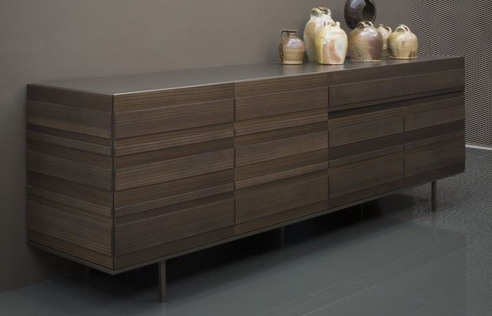 Madia Stripe con ante a battente By EmmeBi in Offerta Scontata Outlet