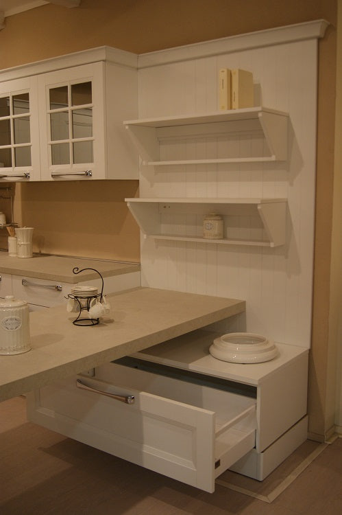 Cucina country classic modello "Ylenia" By Aran con penisola scontata outilet