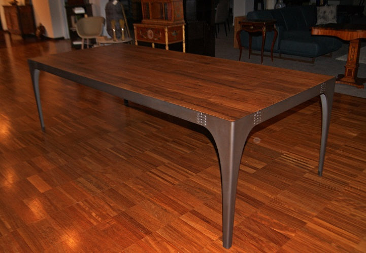 Tavolo "LEGAMI By Caporali in legno e ferro Prezzo OFFERTA Outlet