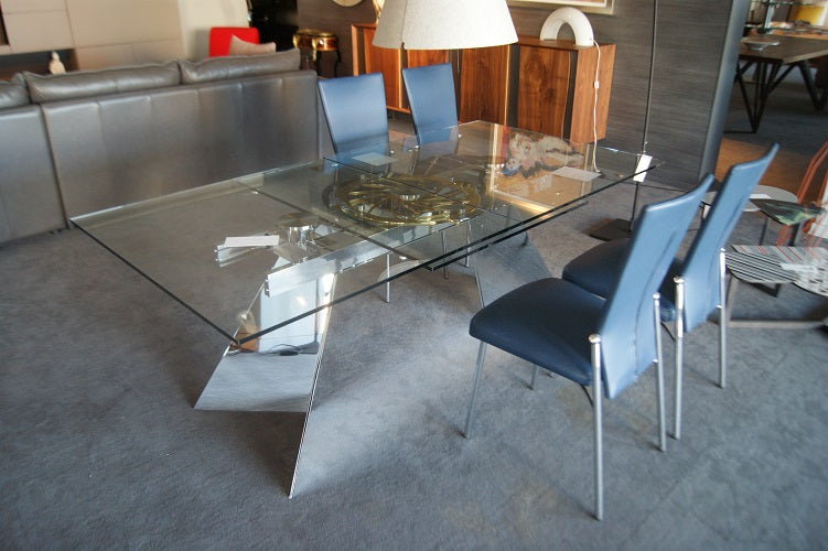 GALAX Tavolo in cristallo By NAOS prezzo scontato offerta Outlet