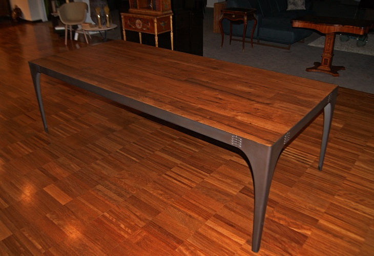 Tavolo "LEGAMI By Caporali in legno e ferro Prezzo OFFERTA Outlet