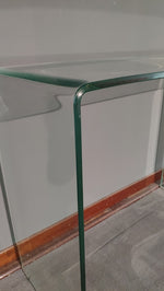 Tavolo consolle Glass in Vetro trasparente By Schuller in offerta scontata prezzo outlet