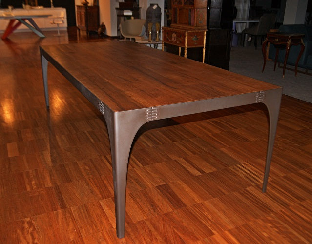 Tavolo "LEGAMI By Caporali in legno e ferro Prezzo OFFERTA Outlet