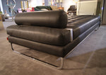 Dormause Avenue Square By Valdichienti in pelle nera Prezzo Offerta Outlet