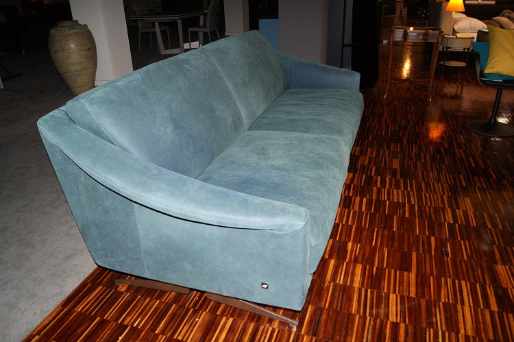 Divano due posti in pelle "Canaletto" By Marinelli in prezzo scontato Saldi Outlet