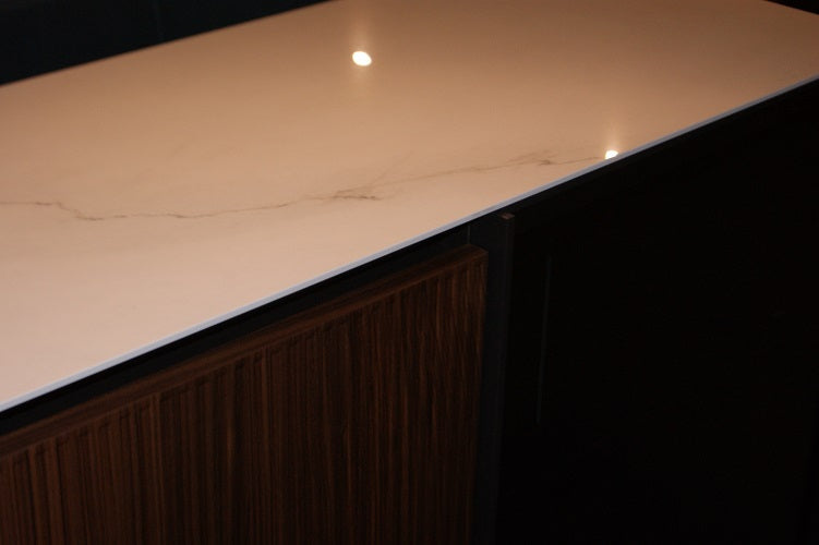 Madia Living System Design by Novamobili in Laccato Grigio Scontata Offerta Outlet