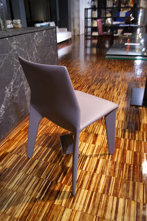 Gruppo 4 Sedie Heron By Bonaldo in ecopelle Prezzo Outlet Scontato