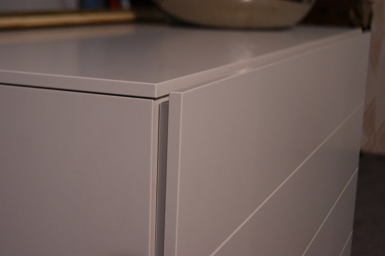 Gruppo Comò e comodini Easy By Novamobili Bianchi in prezzo scontato outlet