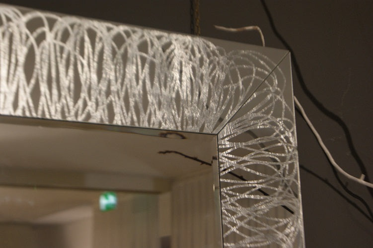 Specchio moderno rettangolare "Fusion" By Schuller