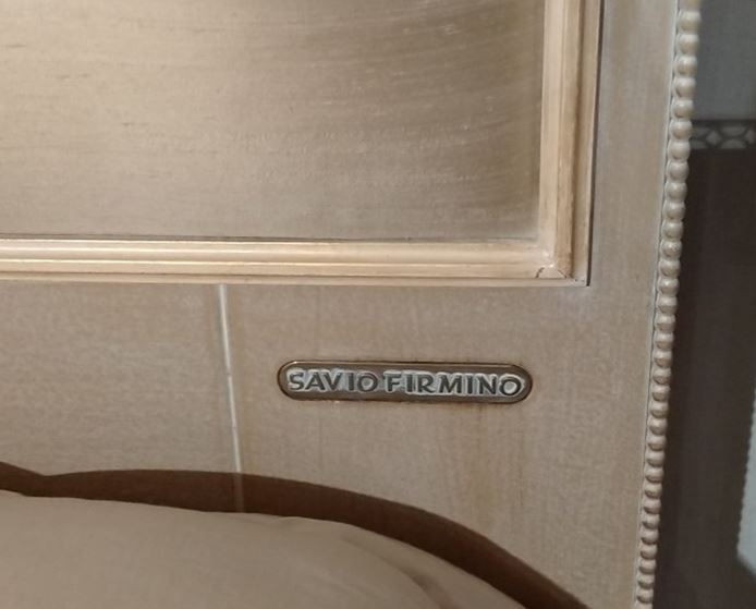 Letto classico letto "1696" By SAVIO FIRMINO con Nastro di rose e seta