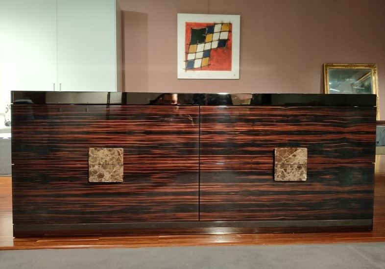 Comò e comodini "Evelyn" By Longhi in legno di Ebano - Giuseppe Viganò