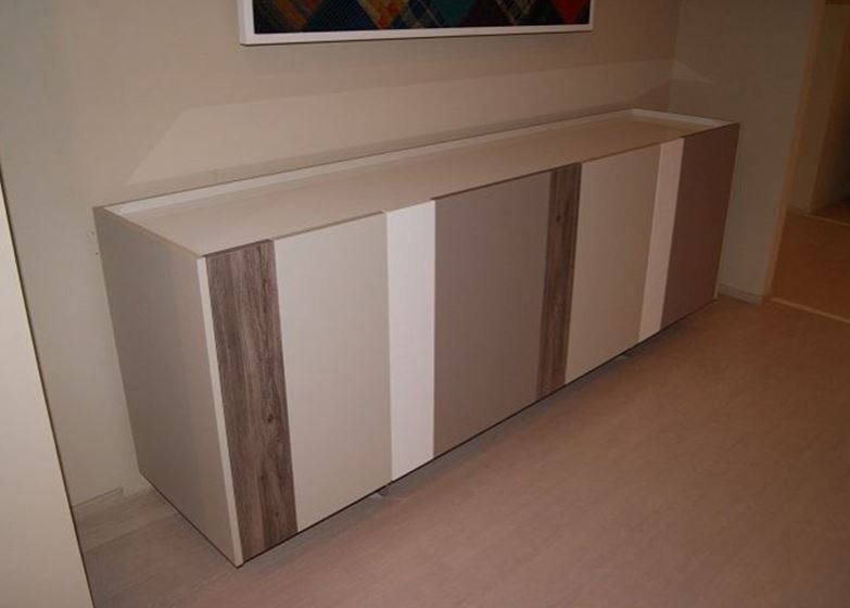 Madia moderna "Band" By Zanotti a 4 ante in vari colori Offerta Outlet