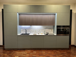 Cucina Moderna Artigianale Lineare Made in Italy Pet Verde Ceramica Calacatta ORO - Offerta Outlet Imperdibile!