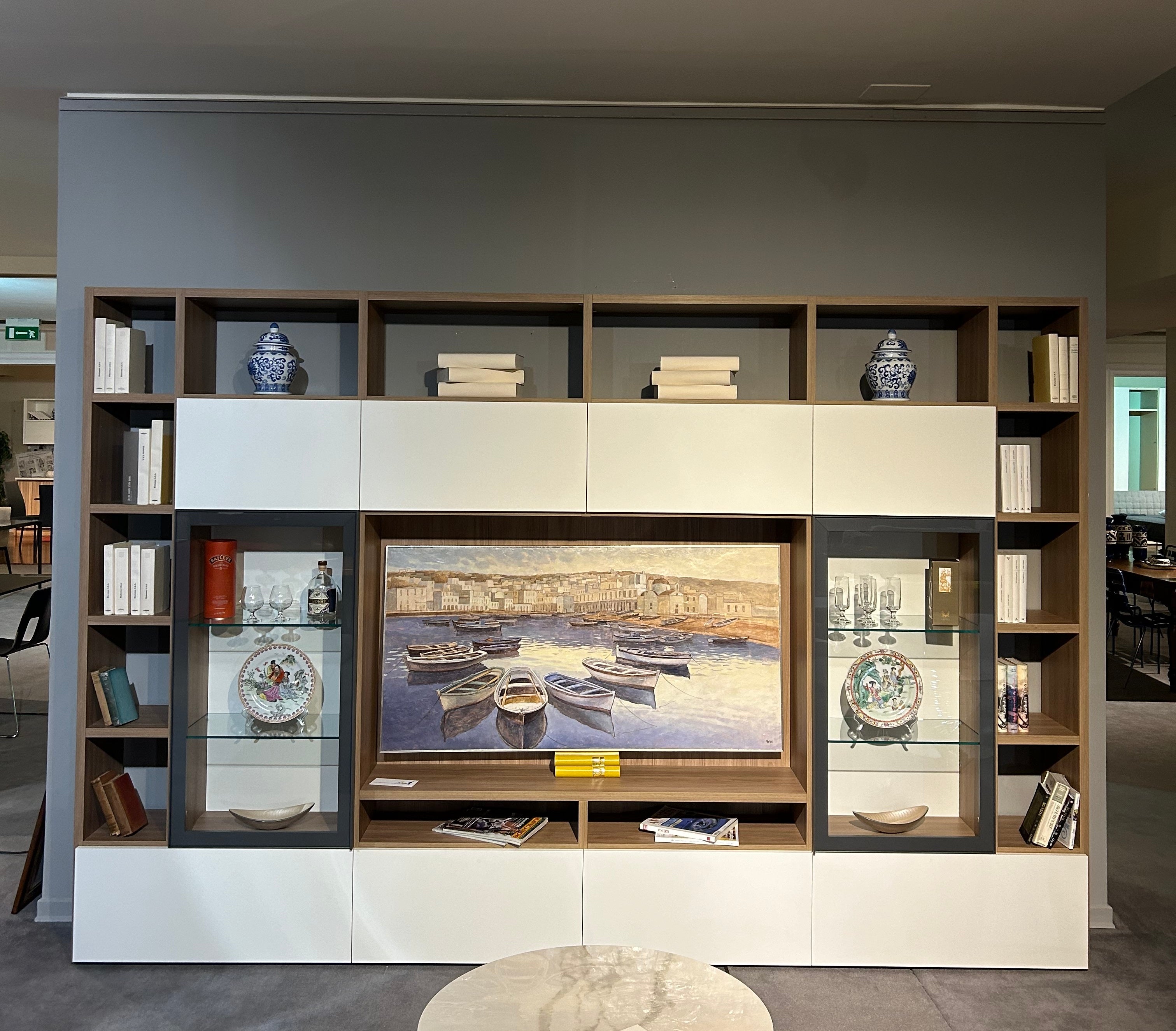 Parete attrezzata Moderna 2024 By Cinquanta3 mobili bianca prezzo