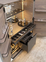 Cabinet Mobile Bar "Principe" in legno di Noce By Arte Brotto Prezzo Offerta
