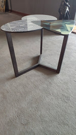 Tavolino fisso "Doppler" By Bonaldo con piano in HPL Scontato offerte Outlet