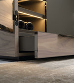 Cabinet Mobile Bar "Principe" in legno di Noce By Arte Brotto Prezzo Offerta