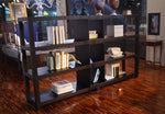 Libreria etagere bifacciale aperta in rovere termocotto wenge prezzo scontato offerta