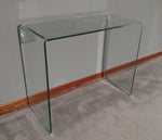 Tavolo consolle Glass in Vetro trasparente By Schuller in offerta scontata prezzo outlet