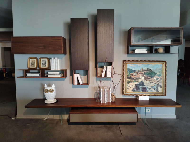 Parete attrezzata "Geo" By Arte Brotto Prezzo scontato Outlet