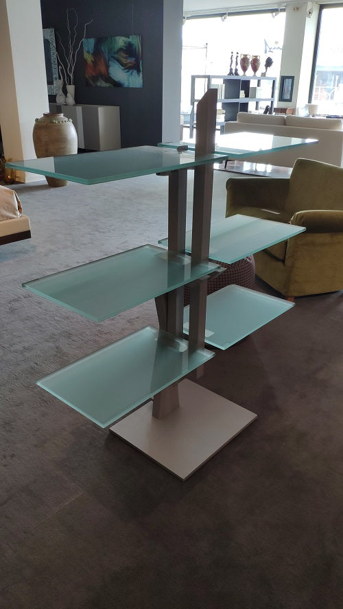 Libreria Tavolino "Newton" By Naos con struttura acciaio Offerta Sconto Outlet
