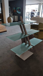 Libreria Tavolino "Newton" By Naos con struttura acciaio Offerta Sconto Outlet