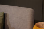 Letto matrimoniale "Benny" By V&Nice in tessuto Offerta Outlet Scontato