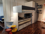 Cameretta con soppalco scorrevole "Skid" By Nidi - Mobilificio Adriatico