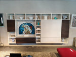 Parete attrezzata laccata "Selecta" By Lema in offerta scontata outlet