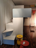 Cameretta con soppalco scorrevole "Skid" By Nidi - Mobilificio Adriatico
