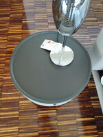 Gruppo notte comodini "Round" By Alivar in Acciaio e Cuoio in Offerta scontati outlet