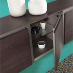 Credenza "CLIK" By Arte Brotto a quattro ante con intarsio Prezzo Scontato