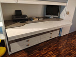 Cameretta con soppalco scorrevole "Skid" By Nidi - Mobilificio Adriatico