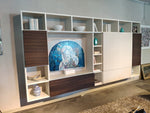 Parete attrezzata laccata "Selecta" By Lema in offerta scontata outlet