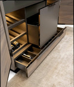 Cabinet Mobile Bar "Principe" in legno di Noce By Arte Brotto Prezzo Offerta