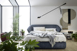 Letto matrimoniale con contenitore "Hide" By Novamobili a prezzo scontato Outlet