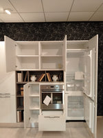 Cucina rovere chiaro moderna con penisola "Mia" By Aran in Offerta Outlet