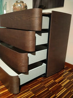 Comò e comodini "Norman" By Novamobili in legno rovere terra