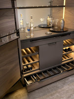 Cabinet Mobile Bar "Principe" in legno di Noce By Arte Brotto Prezzo Offerta