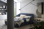 Letto matrimoniale con contenitore "Hide" By Novamobili a prezzo scontato Outlet