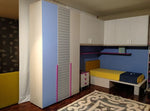 Cameretta per Bimbi "Olmo Perla" By Dielle in laminato offerta Outlet